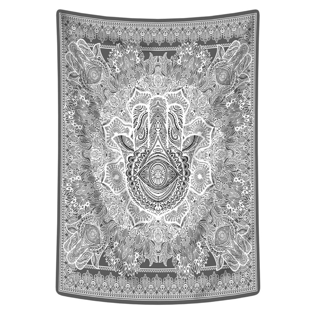 OMA Hamsa Tapestry For Luck Wall Hanging Bohemian Hippie Home Decor Large